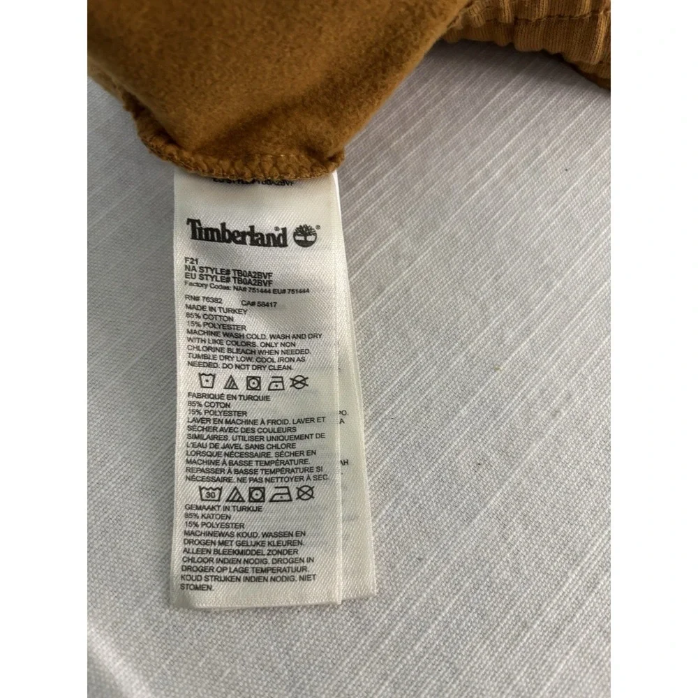 Mens Timberland Wheat Joggers Brown Graphic Logo Tan Sweatpants Size XXL